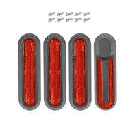 Electric Scooter Rear Wheel Cover Reflect Reflective Strips Electric Scooter Wheel Cover Rear Side Front Fork Protect