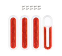 Electric Scooter Rear Wheel Cover Reflect Reflective Strips Electric Scooter Wheel Cover Rear Side Front Fork Protect