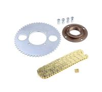 Electric Scooter Rear Wheel T8F 54T 54MM*4 Bolt Sprocket Chain Drive Gear & Freewheel Adapter For Bicycle Pit Dirt Bike(54T Set 01)