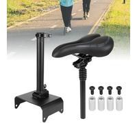 Electric Scooter Seat compatible with Segway-Ninebot F20/F25/F30/F40, Shock-Absorbing Foldable/Soft/Breathable Seat, Adjustable Height 51-63 CM/Weight Capacity 100KG, Accessories for E-Scooters