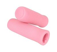 Electric Scooter Silicone Handlebar Grips, Anti-Slip Prismatic Texture for Ninebot ES1/ES2/ES3/ES4, 119 x 35.5 mm Red/Green/Pink/Blue/Yellow