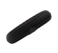 Electric Scooter Solid Wheel 6x1.25 Inch With Hub Assembly For Wheelchair Puncture Resistant Rubber Tire 8mm Bearing Black Replacement Part Design For Smooth Riding On Private Ground(1pc)