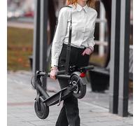 Electric Scooter Strap, Adjustable Nylon Carrying Sling with Non-Slip Shoulder Pad for Xiaomi M365, Black