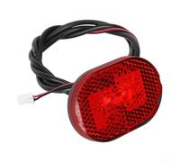 Electric Scooter Taillight, 57.7 x 38.9 x 19.8 mm, Red LED Rear Light with 88.5 cm Cable, Wear-Resistant Plastic Housing, for Xiaomi For Elite Models