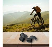 Electric Scooter Throttle Clamp Holders 5PCS ABS Handles for Secure Control (carbon fiber color)