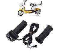 Electric Scooter Throttle Handle Grip, 1 Pair Universal No Display Big Knife Lock Twist Throttle Grips Accelerator for Electric Scooters