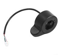 Electric Scooter Thumb Throttle for Xiaomi for mi 4 for lite 2nd Gen | ABS Material, Semi-circular Textured Grip, 6.1x2.4x2.2cm, Easy Install, Black Throttle for shifter