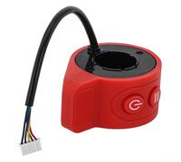 Electric Scooter Thumb Throttle Replacement for Hx X6 for X8 Models - Plastic Accelerator Control Having 66×29.5mm Dimensions 200mm/55mm/155mm Cable Lengths Red(C)