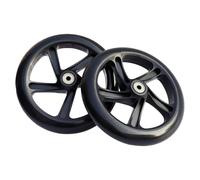 Electric Scooter Tire Replacement, 2-Piece Solid Quiet Wheels, Furniture & Scooter Wheel Set, Practical Gear For Trolley, Skate & Wheelchairs, Reliable Outdoor & Indoor Use