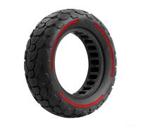 Electric Scooter Tyres, 10X3.0 255X80 Solid Rubber Airless Replacement For ZERO For Kugoo For M4 For G1 For Dualtron(Red)