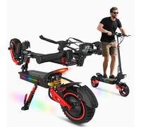 Electric Scooters Adults,10-inch Tires,55 km Long Range Foldable E-scooter | 48V 18Ah Battery,Dual Suspension Dual Disc Brakes Fast Electric Scooter,Off-Road & Private Land,150 kg Load, 500w 25km/h,Gift