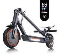 Electric Scooters Adults, 350W Motor with 36V 10.4Ah Battery, 20-30KM Range, 8.5”Solid Tires, Up to 25KM/H, 3 Speed Mode, Foldable E-Scooters with App Control, Max Load 120KG