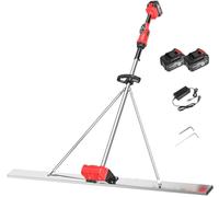Electric Screed Smoothing Machine - Battery Operated Concrete Leveling Tool for Efficient Floor Pouring and Cement Finishing