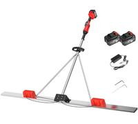 Electric Screed Smoothing Machine - Battery Operated Concrete Leveling Tool for Efficient Floor Pouring and Cement Finishing