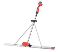 Electric Screed Vibration Tool - Battery Operated Concrete Finishing Tamper with 9 Speed Settings for Surface Leveling