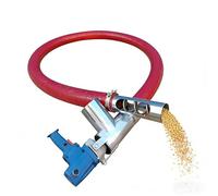Electric Screw Feeder Portable Auger Conveyor, 2000W Heavy Duty Grain Pump for Cement, Sand, Fertilizer, 220-440 Lbs/Min, Ideal for Farm and Warehouse
