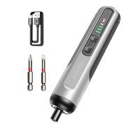 Electric Screwdriver Adjustable Speed Drill 2000mah Rechargeable Removable Replaceable Power Tool with LED Light