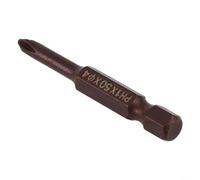 Electric Screwdriver Bit, 50mm for phillips Head, Single Magnetic PH2 for Impact Driver Power Drill General Purpose Tool Work(PH1x50x4)
