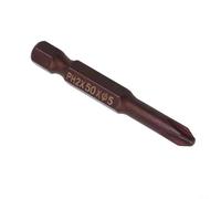 Electric Screwdriver Bit, 50mm for phillips Head, Single Magnetic PH2 for Impact Driver Power Drill General Purpose Tool Work(PH2x50x5)