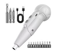 Electric Screwdriver Cordless, Rechargeable Power Tools Set, Portable Magnetic Repair kit with LED Light and Type-C Cable