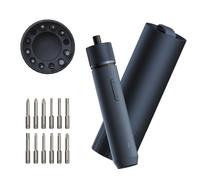 HOTO Electric Screwdriver Set, 3.6V Rechargeable Screwdriver Set with 12 S2-Steel Bits, Cordless Power Screwdriver with LED Light, All-in-One Design, 3 Torque, 4N·m 1500mAh, USB-C Charging