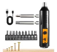 Electric Screwdriver Set - Portable Tool Kit, Automatic Driver Set | 6 Torque Settings, Precision Bit Attachments for Small Projects, Computer Assembly, Bookcase Repairs, Fixes, Home Tasks