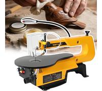 Electric Scroll Saw 16 Inch, 180W Power with Variable Speed Control, 50mm Cutting Depth, Ideal for Woodworking in Small Workshops