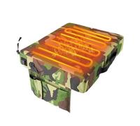 Electric Seat Warmer, Foldable Heated Chair Pad, Camouflage Color | Waterproof Heating Pad with Adjustable Temperature for Winter Sports Camping, Rechargeable Heated Seat Cushion