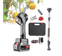 Electric Secateurs and Pruning Scissors, Cordless Pruners with 2 Batteries, 21V 2.0AH, 4.5cm Cutting Capacity, Professional Battery Powered Tree Pruner