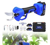 Electric Secateurs, Cordless Pruning Shears, Portable Branch Cutter, Battery Tree Trimmer, Lightweight Garden Shears, Hand Pruners Hedge Shears, Adjustable Safety Lock, 2 Rechargeable Batter