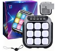 Electric Sensory Fidget Toy for Kids Age 5-12, Interactive Quick Push Game with Lights & Sound, Creative Thinking & Focus Training Toy, Stress Relief Gift for Boys Girls Classroom Home Travel