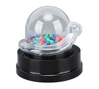 Electric Shake Lucky Ball Machine, Portable Lottery Shaker Machine, Transparent Design Shaker for Parties, Gifts, Counting & Math Learning, Black