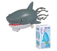 Electric Shark Toys, Dancing Spray Doll, 8.3x4.7x4 Inches Interactive Jam-Proof Toy with Movement, Animal Soother, Kids Plaything with Fun Design, Family Supplies Accessories for Birthday Holiday Home