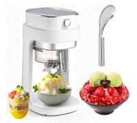 Electric Shaved Ice Machine for Home Commercial Use, 200Ml Ice Mold