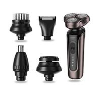 Electric Shaver 5 in 1 Shaving Machine 3 Shaving Heads USB Charging Cable