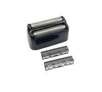 Electric Shaver Blade Net Compatible for Babyliss Pro Fx01 Fx02 | Whitener, Men's Trimmer Cutter Knife Net, Metal Double Foil Razor Head(Black Cover Set)
