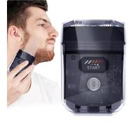 Electric Shaver | Dual Head Pocket Shaver | Portable Precision Rechargeable Device for Home & Travel Shaving