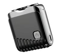 Electric Shaver for Men - Metal 5.2x2.8x6.3cm | Rotary Beard Trimmer USB Rechargeable Razor | Portable Grooming Tool for Travel Business Trip Bathroom Dad Boyfriend Husband