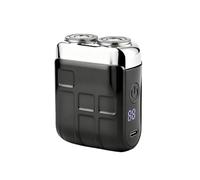 Electric Shaver for Men Portable Intelligent Face Beard Trimmer Double Head Shaver Rechargeable Wet Dry Portable for Daily Use