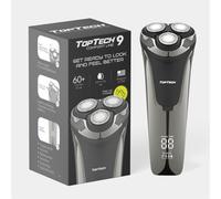 Electric Shaver for Men - TT Comfort Line 9, Wet Dry Waterproof, Rotary Triple Head, USB-C Rechargeable Electric Razor, 60 Min Runtime, Pop-Up Trimmer