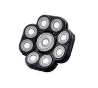 Electric Shaver Heads | Nose Trimmer,for 3D 4D 5D 6D 7D 8D 9D | And rust-resistant: It won't become dull over time(9 Blades Head Black)