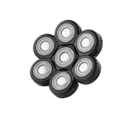 Electric Shaver Heads | Nose Trimmer,for 3D 4D 5D 6D 7D 8D 9D | And rust-resistant: It won't become dull over time(7 Blades Head Black)