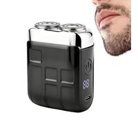 Electric Shaver | Portable Waterproof Cordless Double Rechargeable | Cordless Waterproof Shaver for Beard and Chin Travel Gift School Work
