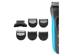 Electric Shaver Trimmer Head for Braun Series 3, Electric Razor Head with 5 x Guide Comb 1/2/3/5/7mm, Replacement Shaver Head