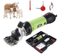 Electric Sheep Clippers 350W Cordless Sheep Shears with 6-Speed Adjustable,13 Straight Tooth Blades,for Sheep Goat Cattle Animal