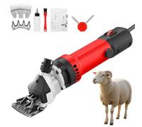 Electric Sheep Shears, 1200W Heavy Duty Animal Clippers for Sheep, Goats, Alpacas 6 Speed Adjustable Shearing Machine with 2 Sharp Blades Farm Livestock Grooming Tool