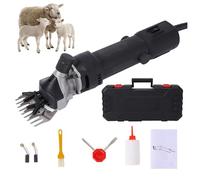 Electric Sheep Shears, 850W Heavy Duty Livestock Clippers with 6 Speed Settings, 9/13-Tooth Blade, 3200 RPM Professional Wool Shearing Machine for Sheep, Cattle & Alpacas Black 13-Teeth