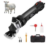 Electric Sheep Shears 900 W, 6-Speed Professional Sheep Scissors, High Performance Farm Livestock Haircut Trimmer, Sheep Sheep Shearing Machine for Animals, Sheep, Wool, Goats