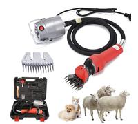 Electric Sheep Shears Professional Clippers Trimmer 1000W Animal Grooming Machine with 2 Blades