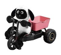 Electric Sheep Tricycle, Full-Scale Throttle High-Speed Drifting and Hill-Climbing Stunt Remote Control Car, Toy . A Pink